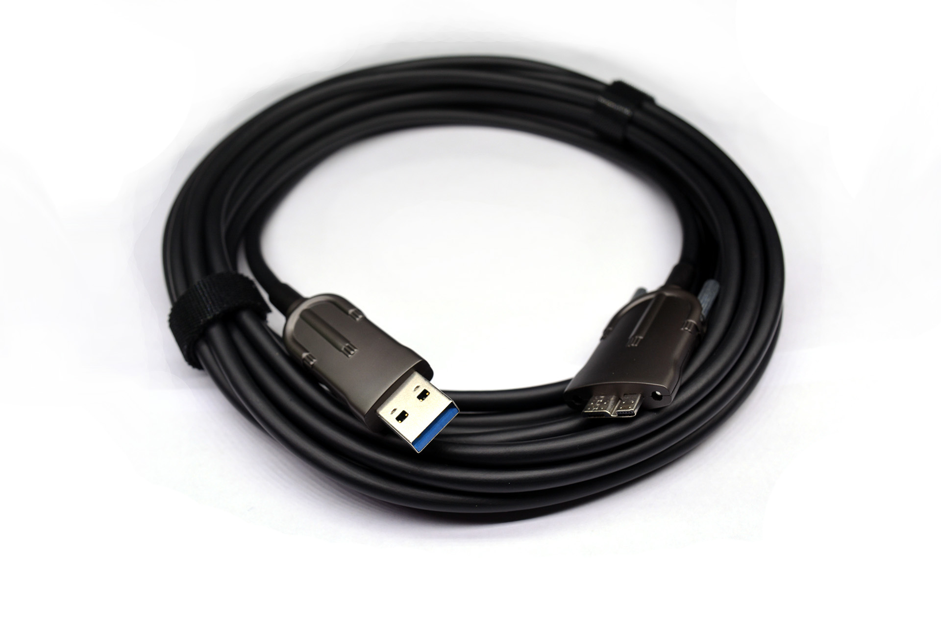Ενεργό οπτικό καλώδιο USB3.0 τύπου A αρσενικό σε micro-B με βίδες ασφάλισης